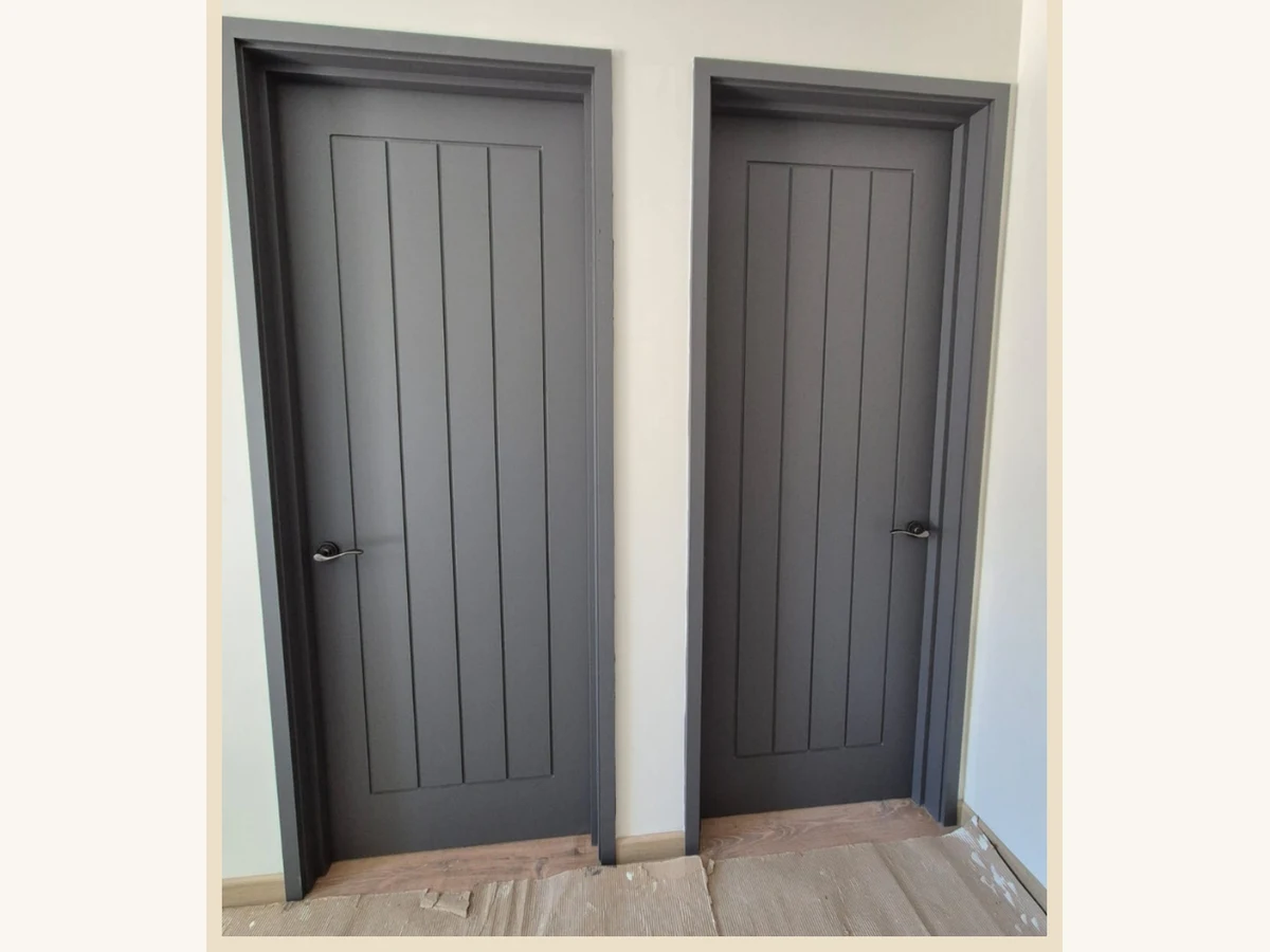 Puertas MDF desnudo para pintura con canterías - Madera & Diseño